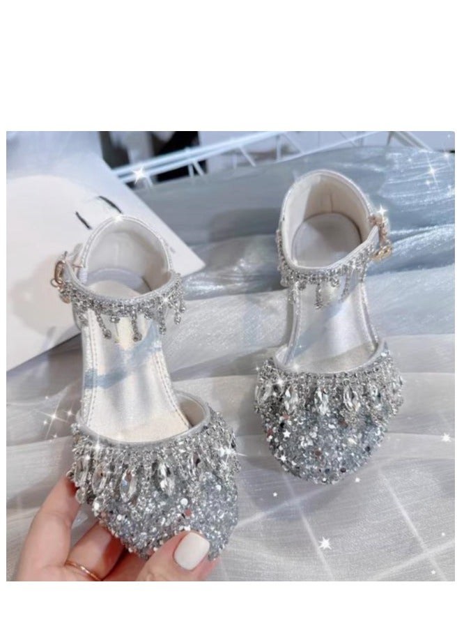 Girl Princess Butterfly Disc with Soft Bottom Strap and Sandals - Image 1