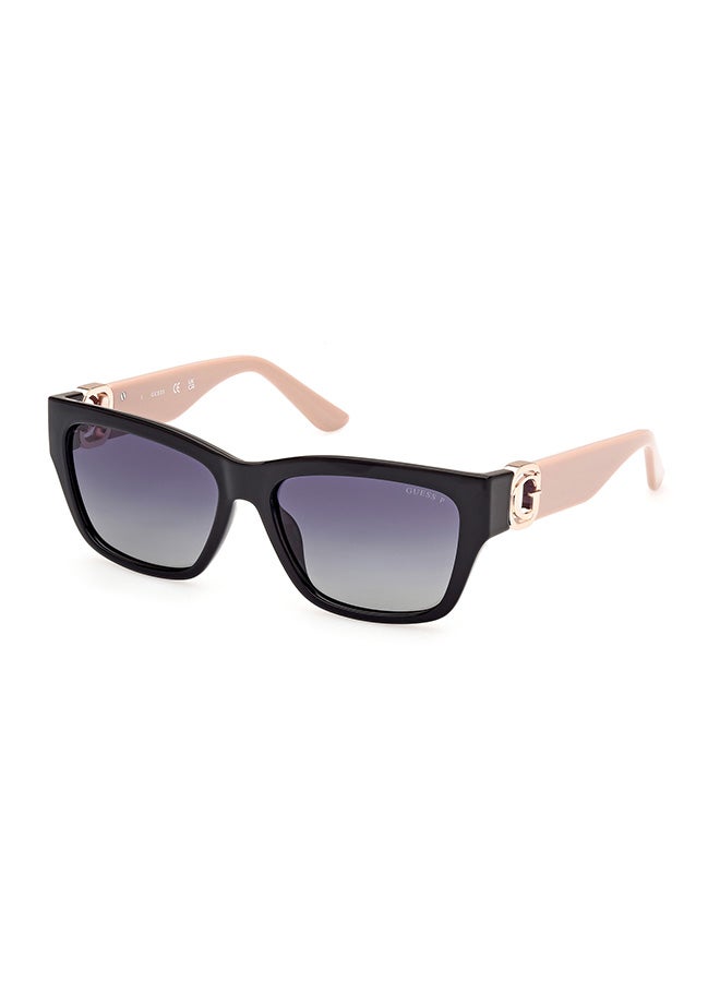 GUESS Women's Polarized Rectangular Sunglasses - GU0010505D56 - Lens Size: 56 Mm - Image 1