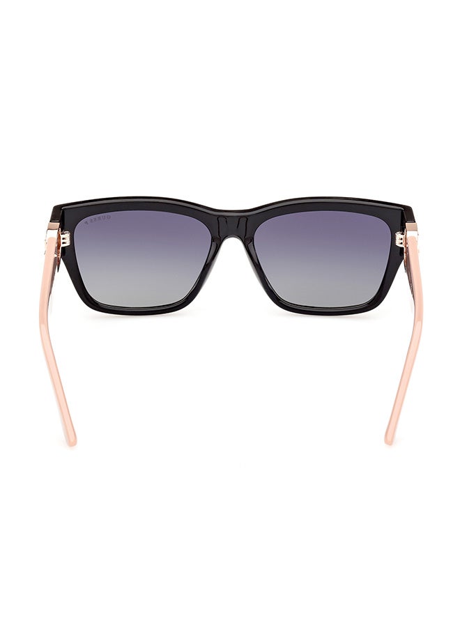 GUESS Women's Polarized Rectangular Sunglasses - GU0010505D56 - Lens Size: 56 Mm - Image 4