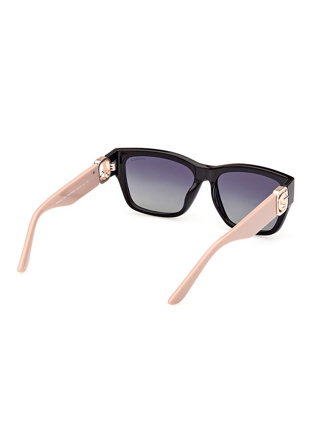 GUESS Women's Polarized Rectangular Sunglasses - GU0010505D56 - Lens Size: 56 Mm - Image 5