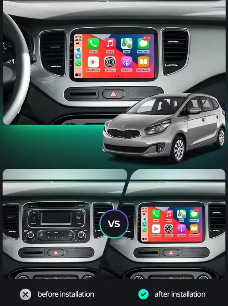 VIEREX Kia Carens Android Car Stereo with Apple CarPlay - Image 2