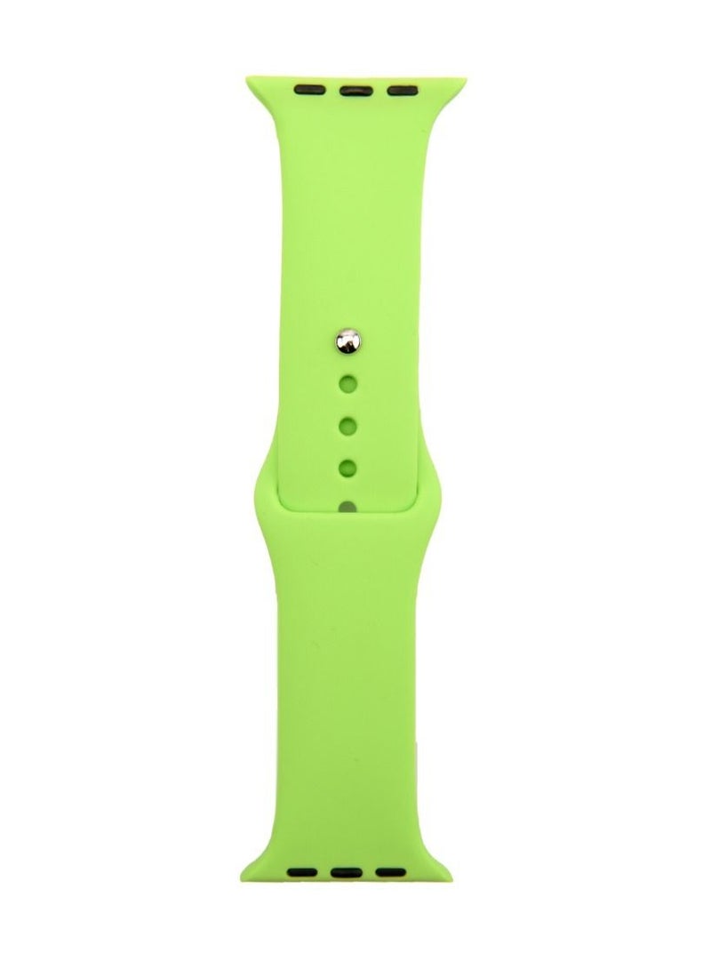 Apple Watch Band 41mm 40mm 38mm Soft Silicone Sport Band Replacement Wrist Strap Compatible for iWatch Apple Watch Series 7/SE/6/5/4/3/2/1 (41mm/40mm/38mm) - Image 2
