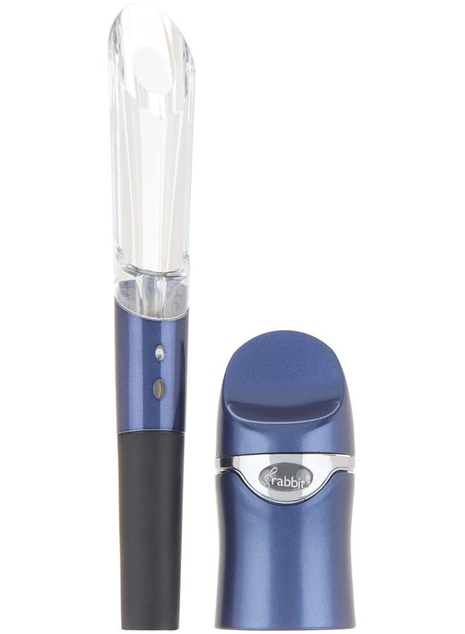 Rabbit Aerate and Preserve Wine Set, Wine/Champagne Sealer and Super Aerator (Blue), Standard - Image 5