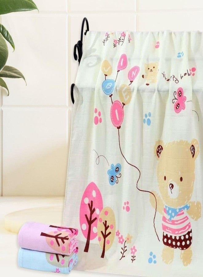 Lil' Shark Premium Muslin Baby Face Towels & Washcloths: Soft | Absorbent & Reusable (Muslin 120x60cm | Yellow |1) - Image 3