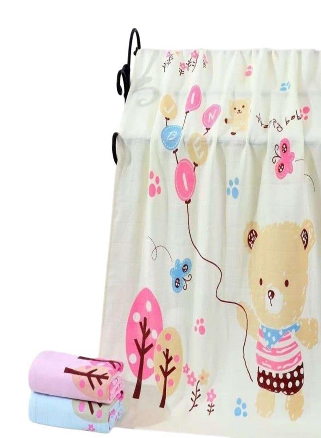 Lil' Shark Premium Muslin Baby Face Towels & Washcloths: Soft | Absorbent & Reusable (Muslin 120x60cm | Yellow |1) - Image 1