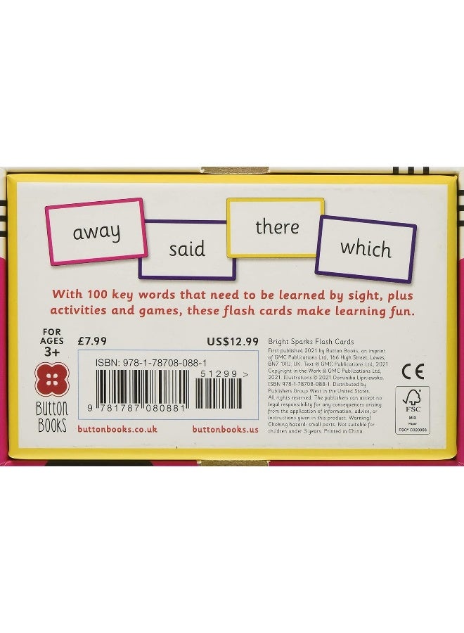 Bright Sparks Flash Cards - Sight Words  - Image 2