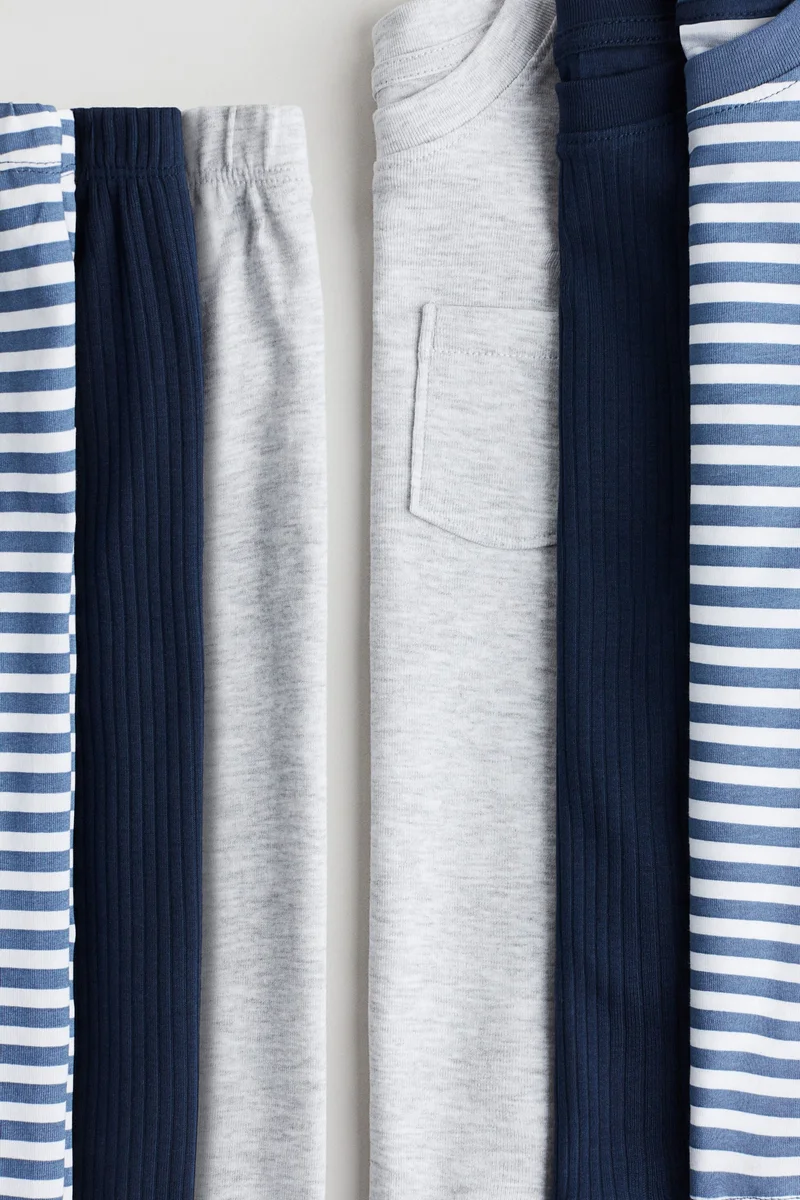 اتش اند ام بيجاما من القطن - عبوة من 3