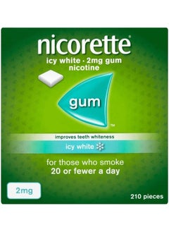 nicorette Nicorette Icy White Flavour Nicotine Chewing Gum (2mg)- 210 Pieces  - Image 1