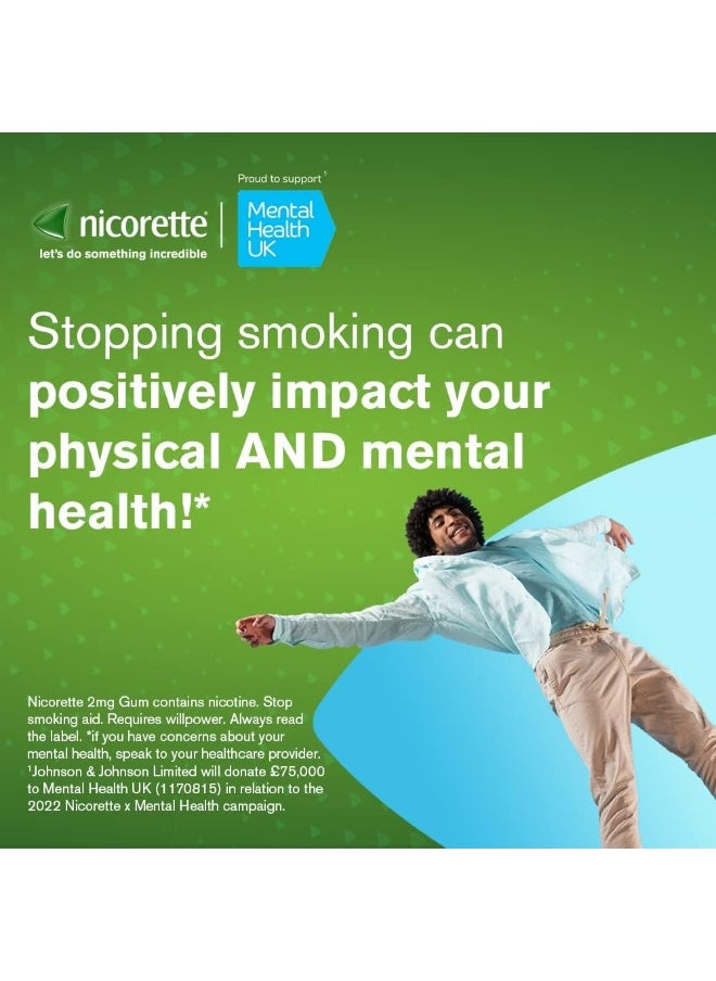 nicorette Nicorette Icy White Flavour Nicotine Chewing Gum (2mg)- 210 Pieces  - Image 5