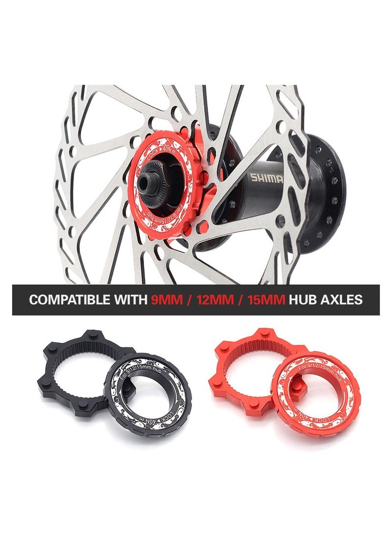 Center Lock Adapter Bicycle Centerlock Adapter to 6-Bolt Rotor Adapter MTB Bicycle Fitting Adapter Disc Brake Boost Hub Spacer