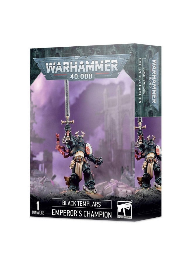 Games Workshop Warhammer 40,000 Black Templars: Emperor's Champion Miniature