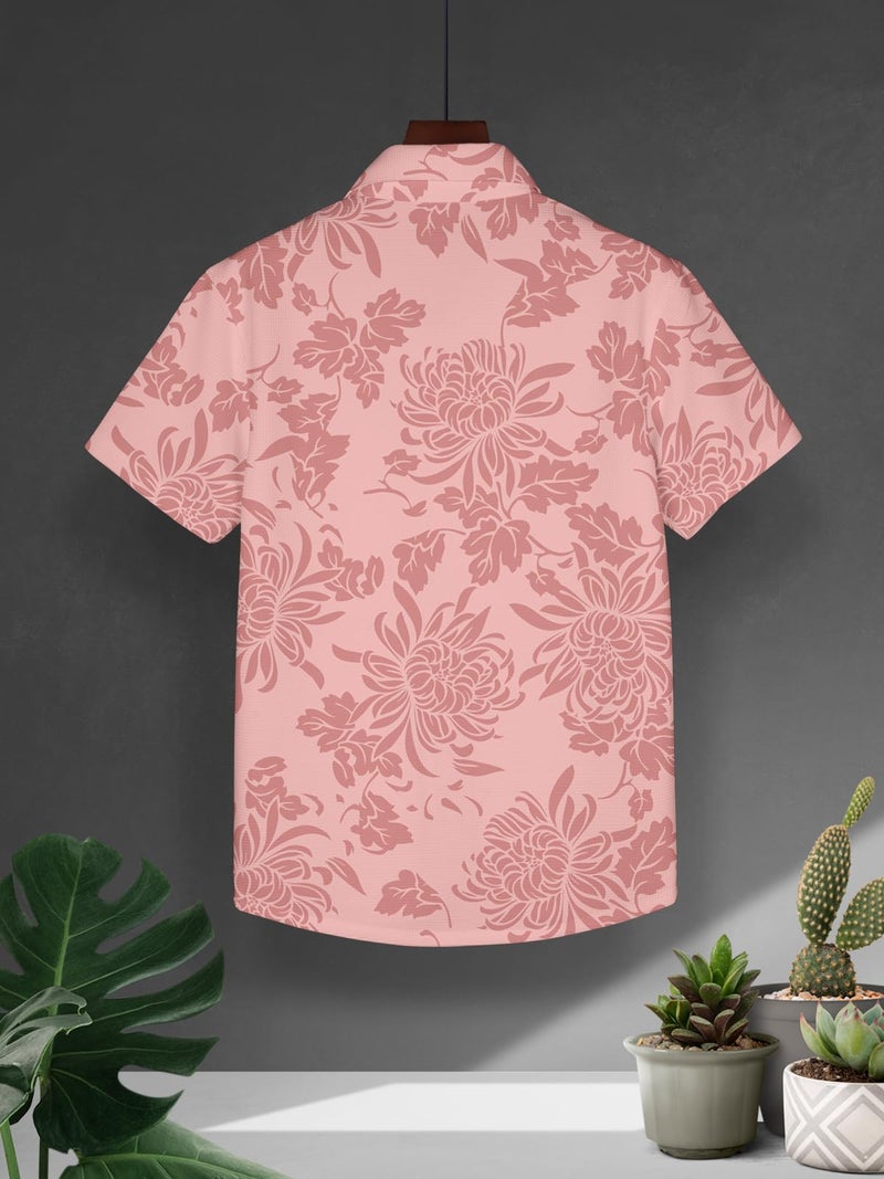 HELLCAT Navy Blue, Pink Trendy Regular Fit Printed Causal Shirt for Boys - Pack of 2_Navy Blue/Pink_3-4 Years - Image 4
