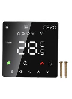 16A Smart Thermostat LCD Color Touchscreen PC Programmable Electric Heating Thermostat for Home Hotel Office AC 90 to 240V