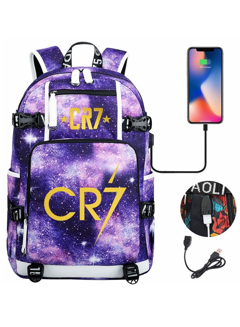 CR7 New Printed Backpack