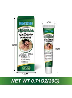 ERAYCEE Treatment Psoriasis Eczema Cream Antibacterial Antipruritic Dermatitis Herbal Ointment Anti-itch Medical Plaster  - Image 5