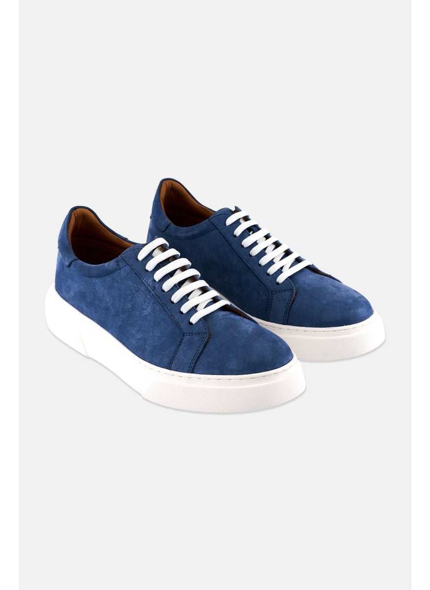 Algspar Men Lace Up Casual Shoes, Blue  - Image 1