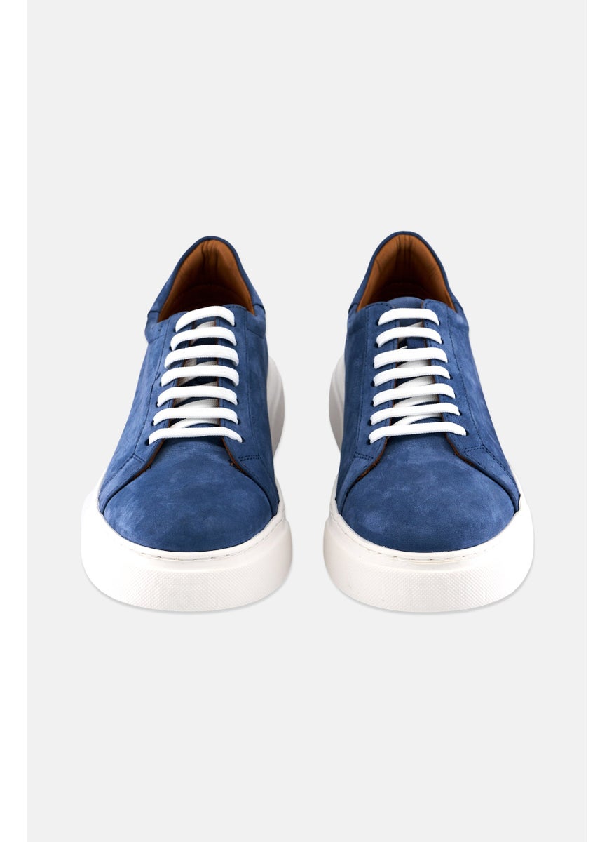 Algspar Men Lace Up Casual Shoes, Blue  - Image 4