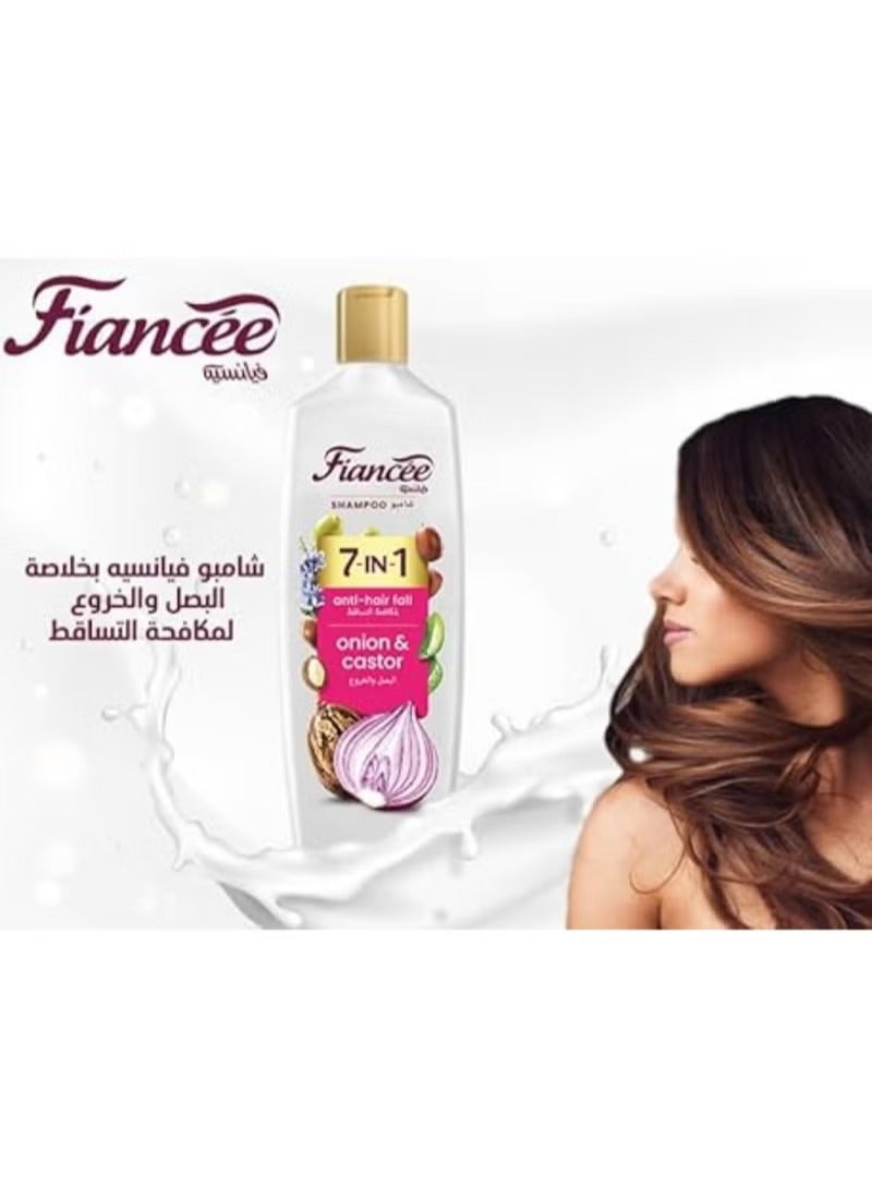 فيانسيه شامبو  فيانسيه 7 في 1 ضد تساقط الشعر بالبصل والخروع 170 مل - Image 2