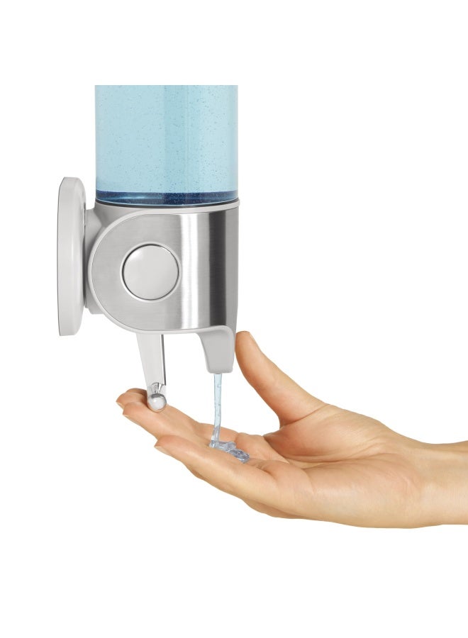 simplehuman Wall Mount Pumps  Stainless Steel  444 Ml - Twin  - Image 2