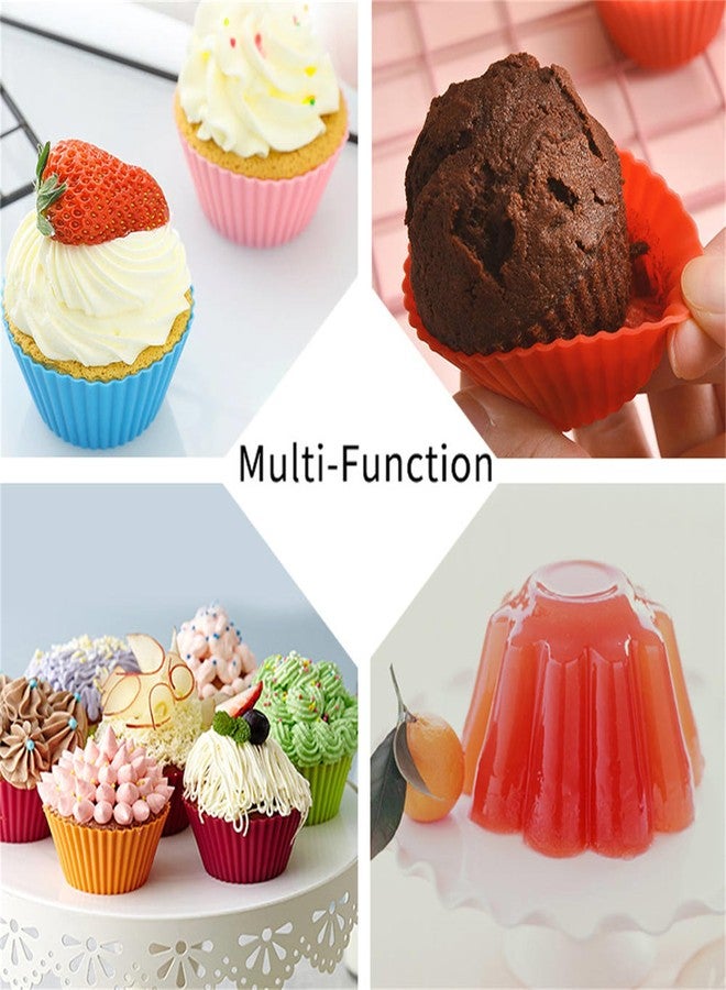 Royals Silicone Muffin Cupcake Jelly (Random 8PC) Molds Bakeware Tools Cupcake Muffin Mould, Vati Cake Mould - Image 5