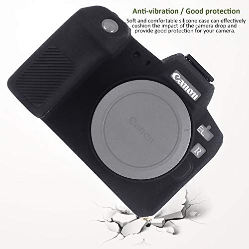 Easy Hood Case Compatible with Canon EOS R Digital Camera, Anti-Scratch Soft Silicone Rubber Housing Case Shell Protective Cover Skin Protector Guard Shield (Black) - Image 3