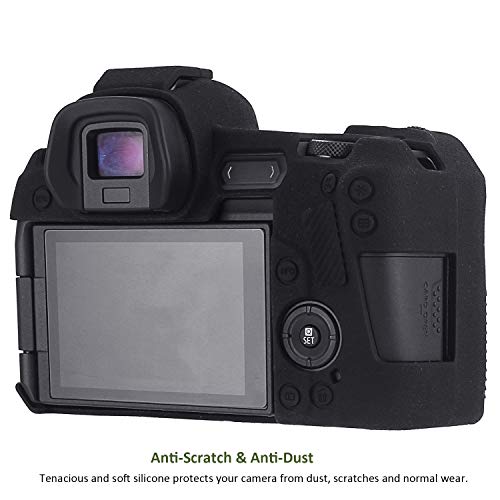 Easy Hood Case Compatible with Canon EOS R Digital Camera, Anti-Scratch Soft Silicone Rubber Housing Case Shell Protective Cover Skin Protector Guard Shield (Black) - Image 2
