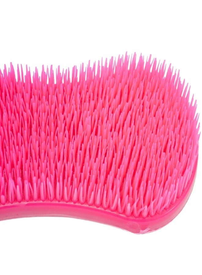 إنتريبيد إنترناشونال فرشاة تنظيف الخيول السحرية من إنتريبيد إنترناشونال، لمجموعة العناية بالخيول، مزودة بشعيرات بلاستيكية متينة، فرش تنظيف الخيول، لون وردي داكن - Image 5