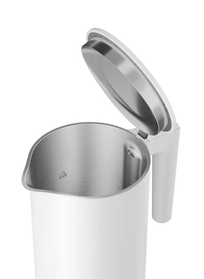Xiaomi Electric Kettle 1.7L 1800W – Large Capacity, BPA-Free, Dual-Layer Heat Insulation, Safe & Durable Design with Integrated Handle, 4 Safety Protections for Fast & Efficient Boiling – White 1.7 L 1800 W 39192 White - Image 2