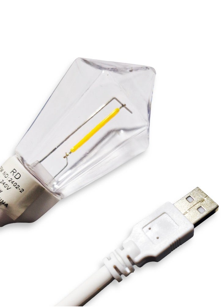 Generic - USB Reading Lamp, Portable Mini LED Reading Light, with 360° Rotatable Flexible Neck , Reading Lamp for Computer Home Study , Office, Reading, Travel, Stairs, Books - Image 1