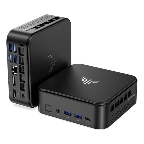KAMRUI E3B Mini PC with AMD Ryzen 5 7430U (Beat 5500U, up to 4.3GHz), 16GB DDR4 512GB M.2 SSD Mini Computer, Mini Gaming PC with USB Type-C Supports Triple 4K Display, WiFi 6, BT 5.2 - Image 1