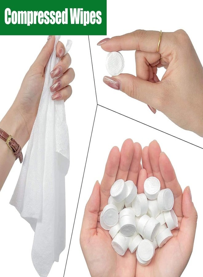 Vabrloy Compressed Towels,Portable Compressed Towel Tablets for Travel,Compressed,Home,Outdoor Activities(100 PCS) - Image 3