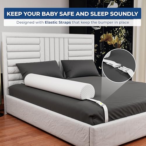 Peekabi [2-Pack] Premium Bed Bumpers for Toddlers with Adjustable Straps, Bed Rail For Toddlers, Toddler Bed Rail for Full Size, Twin, Queen & King Bed Size, Toddler Bed Rails - Image 2