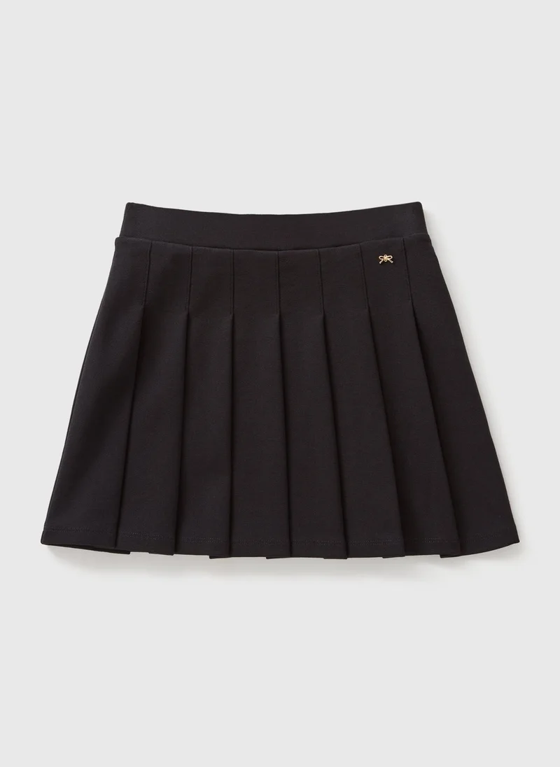 Matalan Girls Black Pleated Skirt