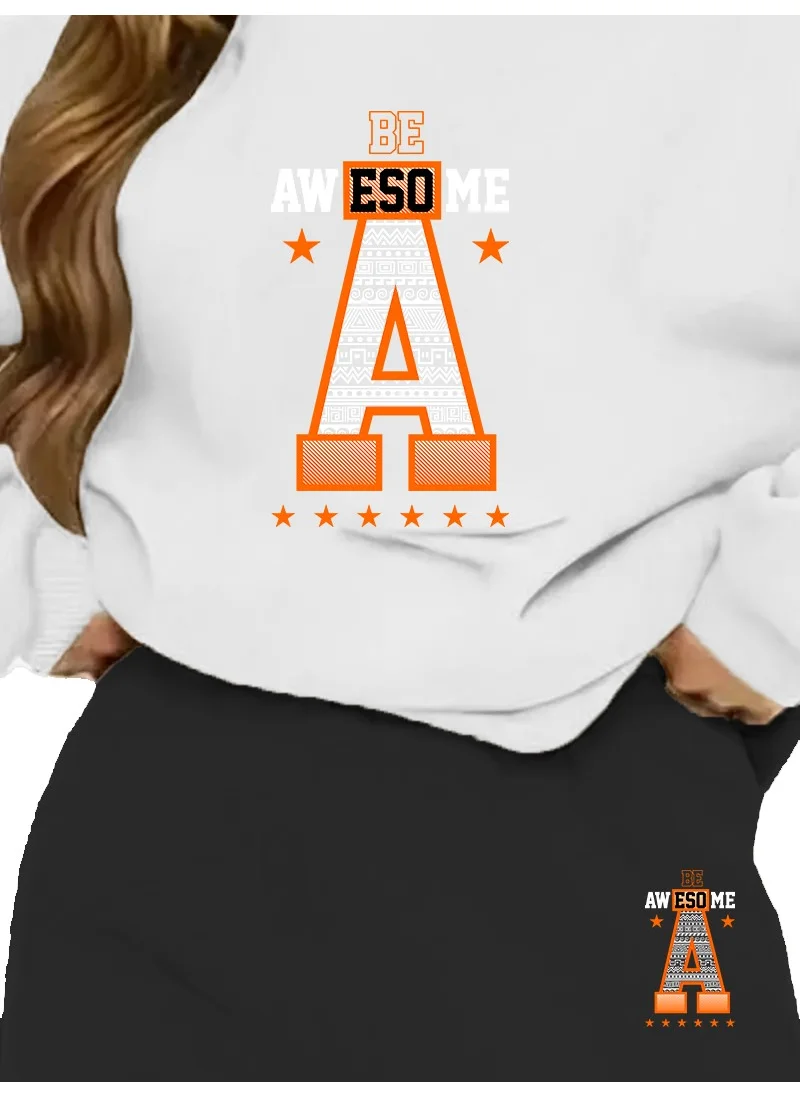 دوغ فش Tracksuit Oversize Avesome Printed Tracksuit White
