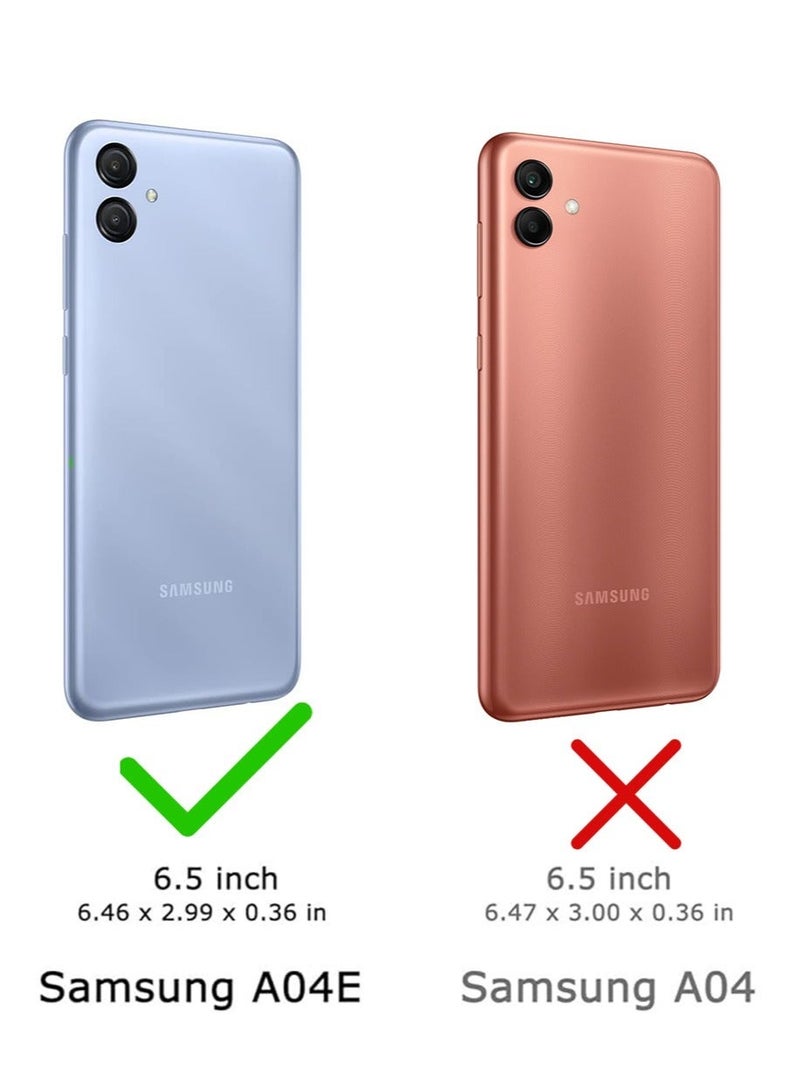 TEAM LUXURY غطاء خلفي شفاف لسامسونج جالاكسي A04e حماية كاميرا ممتازة مضاد للانزلاق نحيف وواقٍ للغطاء الخلفي لسامسونج جالاكسي A04E - Image 5