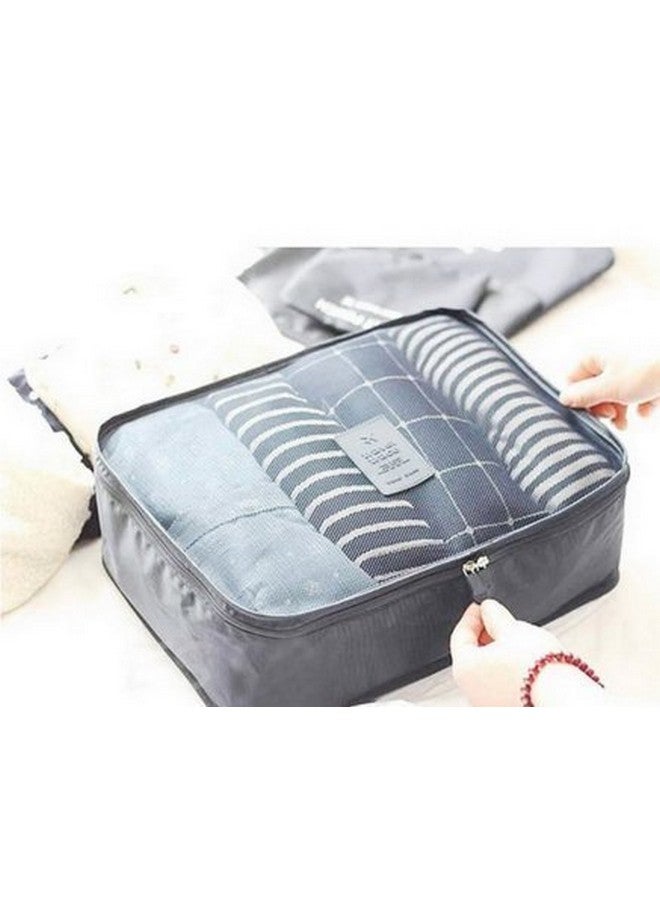 Everbuy Polyester Luggage Storage Bags (Set of 6) (Assorted Color_Secret_Pouch) - Image 2