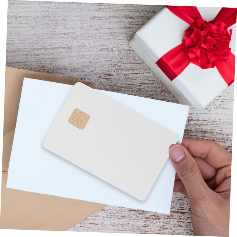 12Pcs Blank Ic Cards with Memory for Access Control Systems White Credit Cards Durable and Lightweight for and Various Applications - Image 4