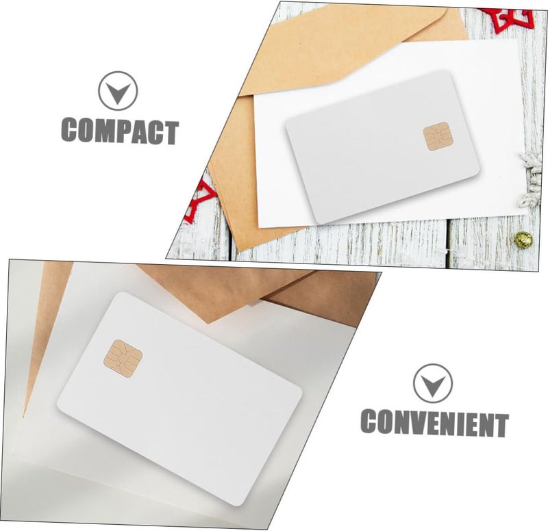 12Pcs Blank Ic Cards with Memory for Access Control Systems White Credit Cards Durable and Lightweight for and Various Applications - Image 5