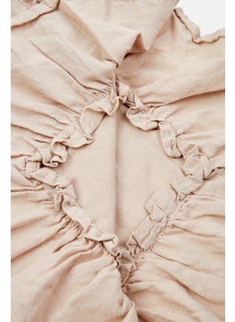 Hoff Plain Cushion Cover 48 x 31 cm, Tan  - Image 3