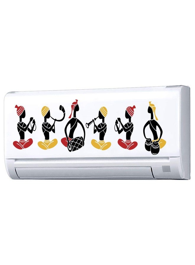 Decopix 'ac Sticker Fridge Sticker Wall Sticker Split Ac Stickers Air Conditioner Sticker - Standard Size (Fit for All Models/Sizes/Brands) (Vinyl, Multicolor)' - SM6094, Pack of 1 - Image 1