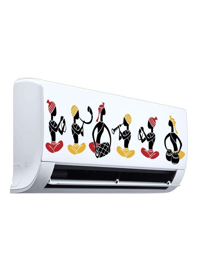 Decopix 'ac Sticker Fridge Sticker Wall Sticker Split Ac Stickers Air Conditioner Sticker - Standard Size (Fit for All Models/Sizes/Brands) (Vinyl, Multicolor)' - SM6094, Pack of 1 - Image 2