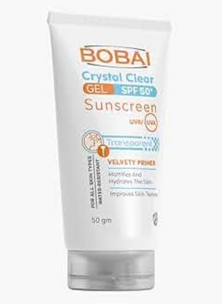 Bobai Crystal Clear Gel SPF 50+ Sunscreen 50g