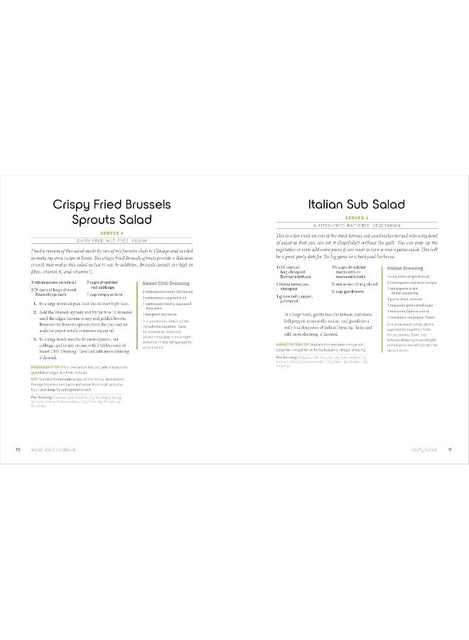 Simple Salad Cookbook 100 Recipes That Can Be Made In Minutes - Image 2