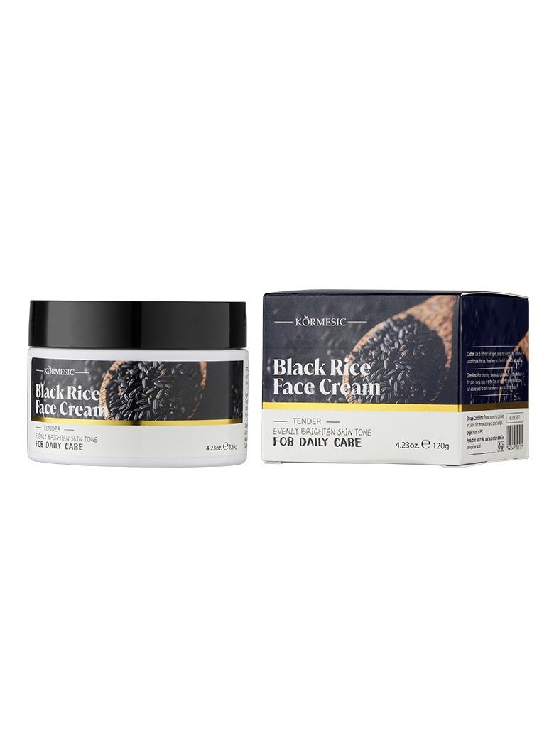 Kormesic Black Rice Face Cream - 120g Deep Hydrating Face Cream - Image 1