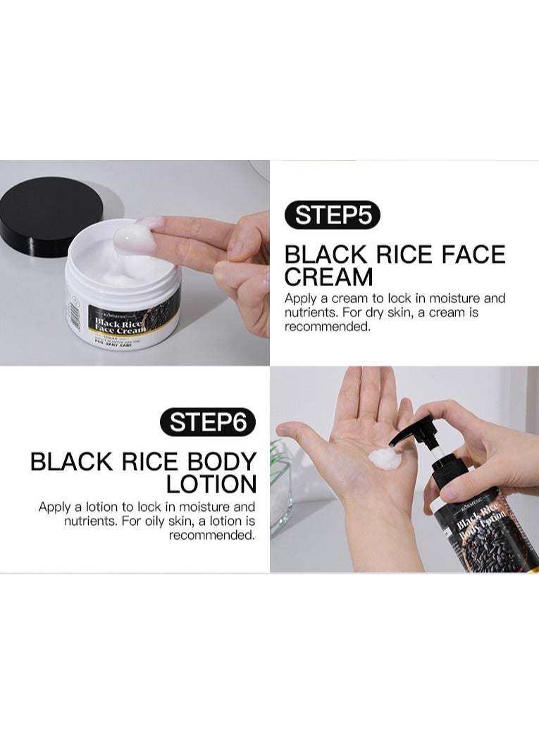 Kormesic Black Rice Face Cream - 120g Deep Hydrating Face Cream - Image 2