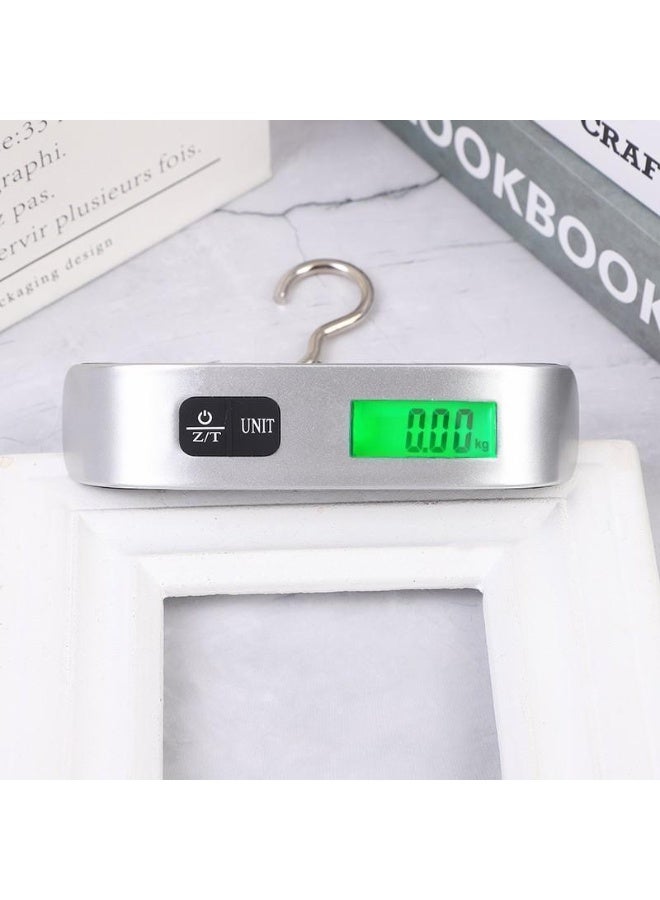 Digital Hanging Luggage Scale Weighing Portable Handheld Baggage Scale for Travel Suitcase Scale for Traveling with LCD Display 50Kg/110Lb, Multi, 1 Count (Pack of 1) - Image 3