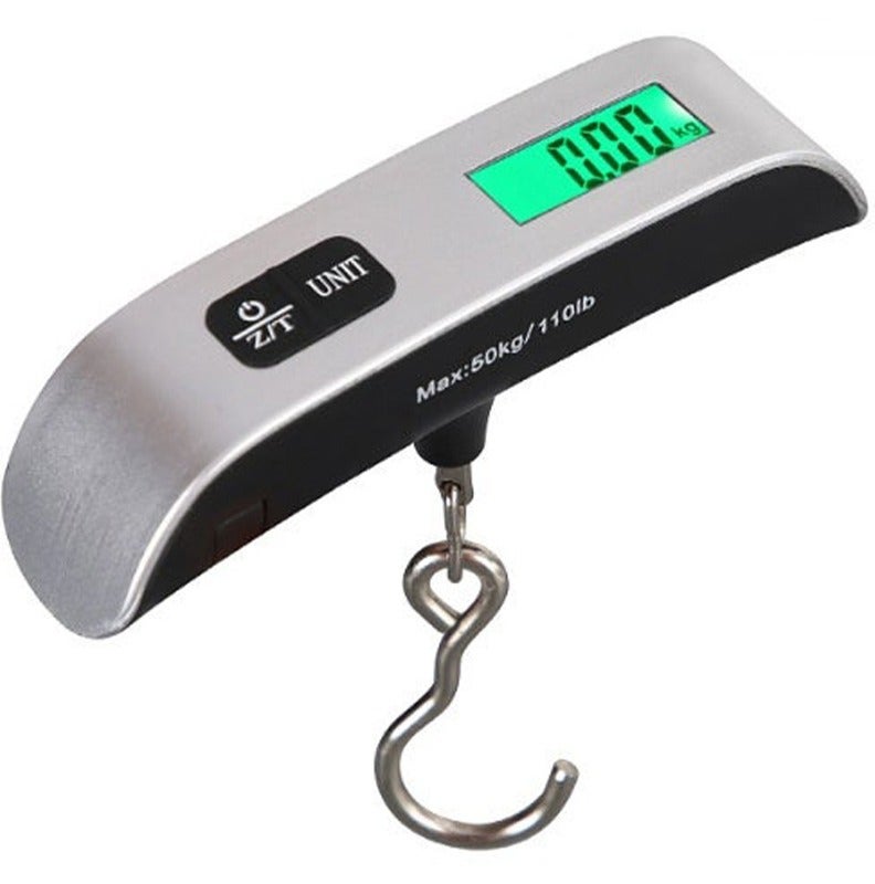 Digital Hanging Luggage Scale Weighing Portable Handheld Baggage Scale for Travel Suitcase Scale for Traveling with LCD Display 50Kg/110Lb, Multi, 1 Count (Pack of 1) - Image 1