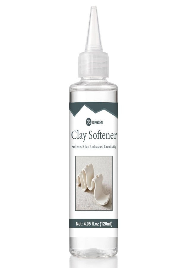 DINGSEN Premium Polymer Clay Softener - Revive Hardened Clay, Enhances Flexibility & Adhesion, Adds Shine After Baking, Ideal for Ceramic Artists, Teachers & DIY Craft Lovers (120ml) - Image 1