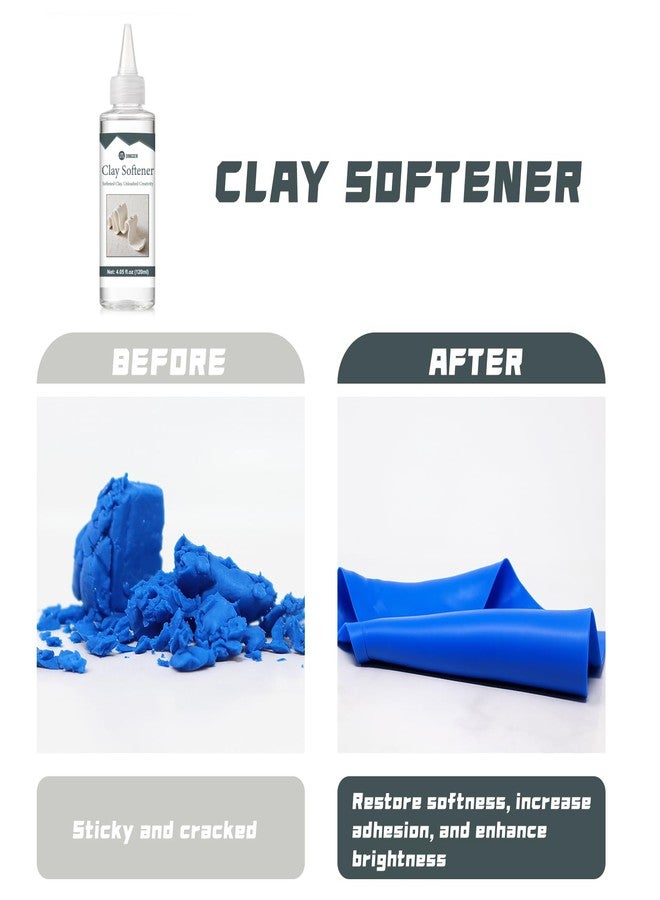 DINGSEN Premium Polymer Clay Softener - Revive Hardened Clay, Enhances Flexibility & Adhesion, Adds Shine After Baking, Ideal for Ceramic Artists, Teachers & DIY Craft Lovers (120ml) - Image 5