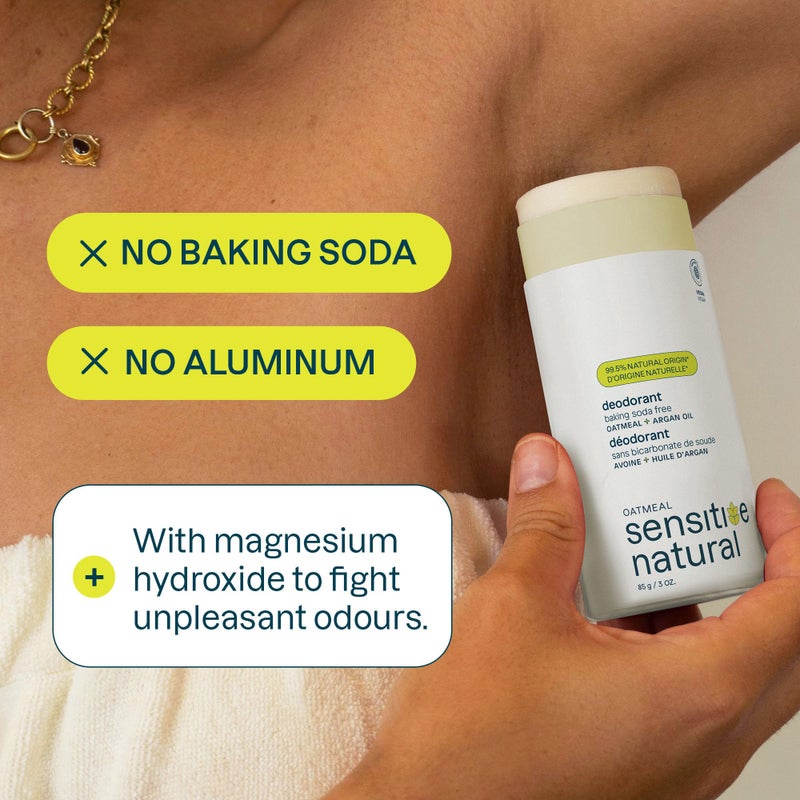 ATTITUDE Baking Soda Free Deodorant for Sensitive Skin with Oatmeal and Argan Oil, EWG Verified, Aluminum Free, Plastic-Free, 3 Ounces - Image 3